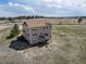 Expansive aerial view showcases the home's location, large yard, and the surrounding landscape at 40900 Red Fox Cir, Elizabeth, CO 80107