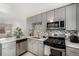 Modern kitchen featuring stainless steel appliances, sleek countertops, and stylish cabinetry for a contemporary cooking experience at 4810 W 8Th Ave, Denver, CO 80204
