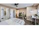 Spacious bedroom with wood floors, ceiling fan, walk in closet and ensuite bathroom at 100 Park W Ave # 605, Denver, CO 80205