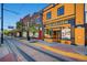 Charming street with restaurants and shops for local businesses and nearby amenities at 100 Park W Ave # 605, Denver, CO 80205