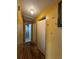 Hallway featuring butterflies on the wall and access to other areas of the home at 260 Sheridan Blvd, Denver, CO 80226