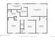 Detailed floor plan showcasing the layout of the home's second floor, including bedrooms, bathrooms, and closet spaces at 7388 S Lafayette W Cir, Centennial, CO 80122