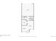 Detailed floor plan of first level showcasing the garage, living area, and kitchen layout at 9604 Brentwood Way # B, Broomfield, CO 80021