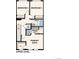 Upper level floor plan with a primary suite, two additional bedrooms, and a bath at 6860 Merseyside Ln, Castle Pines, CO 80108