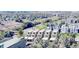 Aerial view of a modern townhouse development, showcasing its community layout, green spaces, and convenient location at 1238 N Tennyson St, Denver, CO 80204