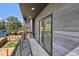 Cozy gray balcony with views of the neighborhood at 1238 N Tennyson St, Denver, CO 80204