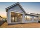 The backyard patio area offers a great space for outdoor relaxation and entertainment at 11453 Autumn Moon St, Littleton, CO 80125