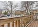View from balcony looking out at the parking lot and other exterior buildings at 7700 W Glasgow Pl # 6C, Littleton, CO 80128