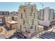 Downtown building boasts an aerial view and multiple balconies with incredible cityscape perspectives at 300 W 11Th Ave # 8C, Denver, CO 80204