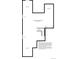 Unfinished basement floor plan with dimensions for potential customization at 6340 Verve Ln, Parker, CO 80134