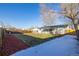 Wide backyard with lawn and privacy fence at 5341 Granby St, Denver, CO 80239