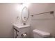 Updated bathroom with white vanity and stylish fixtures at 5341 Granby St, Denver, CO 80239