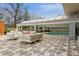 Inviting patio with comfortable seating and a view of the bright, indoor pool at 1250 N Humboldt St # 1504, Denver, CO 80218