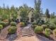 Stunning two-story home with manicured landscaping and stone pathway at 1043 Meteor Pl, Castle Rock, CO 80108