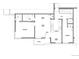Detailed floor plan showcasing the layout of the main level of the home at 3201 Albion St, Denver, CO 80207