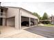Exterior view of a well-maintained carport featuring assigned parking spaces and convenient access at 9263 E Arbor Cir # B, Englewood, CO 80111