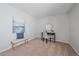 Cozy bedroom featuring a desk, chair and an art piece at 3528 Morning Glory Dr, Castle Rock, CO 80109