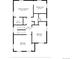 Upstairs floor plan of bedrooms, bathrooms and closets, and a connecting hall with staircase at 7899 E 28Th Pl, Denver, CO 80238