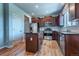 Well-equipped kitchen with stainless steel appliances and center island at 1873 Trevor Cir, Longmont, CO 80501