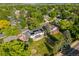Suburban aerial view features lush greenery and residential homes with solar panels, showcasing community charm at 8035 S Garfield Way, Centennial, CO 80122