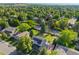 An aerial view of a neighborhood with lush greenery and well-maintained homes, highlighting community charm at 8035 S Garfield Way, Centennial, CO 80122
