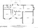 Detailed main level floor plan showcasing open living spaces, a kitchen, dining area, and attached garage at 8035 S Garfield Way, Centennial, CO 80122