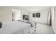 Bright main bedroom features vaulted ceilings, carpet, and a sunny window at 8035 S Garfield Way, Centennial, CO 80122