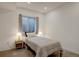 Cozy bedroom with a large window, warm lighting, and simple decor, ideal for a peaceful and restful sleep at 11246 Bellsong Ln, Littleton, CO 80125