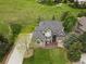 Aerial view of grand home with lush green lawn and mature trees in a scenic neighborhood at 10 Summit Ash, Littleton, CO 80127