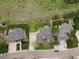 Luxury home with large yard and manicured landscaping in a desirable neighborhood, as seen from above at 10 Summit Ash, Littleton, CO 80127