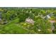 Expansive aerial view of a beautiful home with lush greenery, mature trees, and meticulous landscaping at 3450 E Easter Ave, Centennial, CO 80122