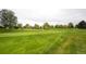 Golf course featuring a beautiful green, mature trees, and a water hazard at 325 Mulberry Cir, Broomfield, CO 80020