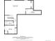 Basement floorplan featuring a recreation room, bedroom, bathroom, and storage at 6236 S Millbrook Way, Aurora, CO 80016