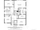 Second floorplan featuring four bedrooms, three bathrooms, and a laundry room at 6236 S Millbrook Way, Aurora, CO 80016