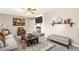 Living room with fireplace and neutral decor at 406 Titan Ct, Aurora, CO 80011