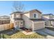 Well-maintained home featuring a front yard, driveway, and garage at 3829 Odessa St, Denver, CO 80249