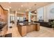 Spacious kitchen with maple cabinets, granite countertops, and stainless steel appliances at 10456 Carriage Club Dr, Lone Tree, CO 80124