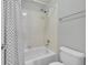 Clean bathroom with shower/tub combo and updated vanity at 10551 Applebrook Cir, Highlands Ranch, CO 80130