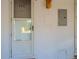 Home exterior featuring front door with house number 146 at 7904 Chase Cir # 146, Arvada, CO 80003