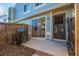 Cozy patio area with grill and sliding glass door access to the home at 7904 Chase Cir # 146, Arvada, CO 80003
