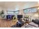 Cozy living room with wood floors, bright windows, and comfortable seating area at 3246 W 53Rd Ave, Denver, CO 80221