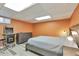 Cozy bedroom with playful decor and comfortable furnishings at 8262 Otis Ct, Arvada, CO 80003