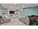 Inviting living room with built-in shelving and a comfortable seating area at 8262 Otis Ct, Arvada, CO 80003