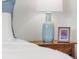 A detailed close-up showcases a bedside table with a lamp, vase, and framed photo at 1812 24Th Ave, Longmont, CO 80501