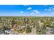 Expansive aerial view of a residential neighborhood with tree-lined streets on a sunny day at 295 E Amherst Ave, Englewood, CO 80113