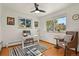 Bright office space with natural light, hardwood floors, and comfortable seating at 295 E Amherst Ave, Englewood, CO 80113