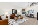 Open living and dining area featuring stylish furnishings and ample seating at 375 Aspenwood Ct, Lafayette, CO 80026