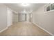 Large basement area with recessed lighting and light wood-look flooring at 2260 S Lewiston St, Aurora, CO 80013