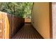 Cozy wood-planked backyard deck area, perfect for relaxing outdoors at 1060 S Eaton St, Lakewood, CO 80226