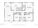 This floor plan displays the layout of the first floor featuring a kitchen, dining room, and living room at 5060 S Fox St, Englewood, CO 80110